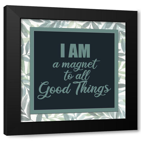 I Am 2 Square Black Modern Wood Framed Art Print with Double Matting by Allen, Kimberly