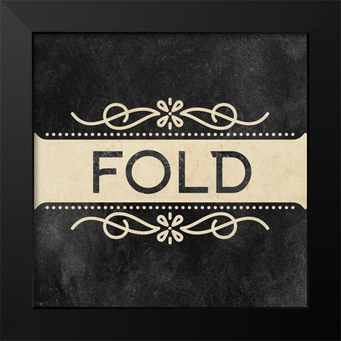 Wash Dry Fold 3 Black Modern Wood Framed Art Print by Allen, Kimberly