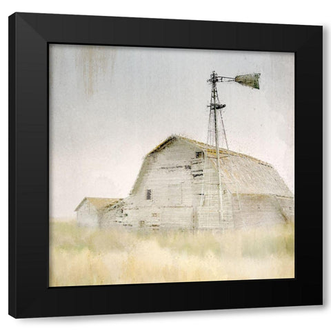 Lone Black Modern Wood Framed Art Print with Double Matting by Allen, Kimberly
