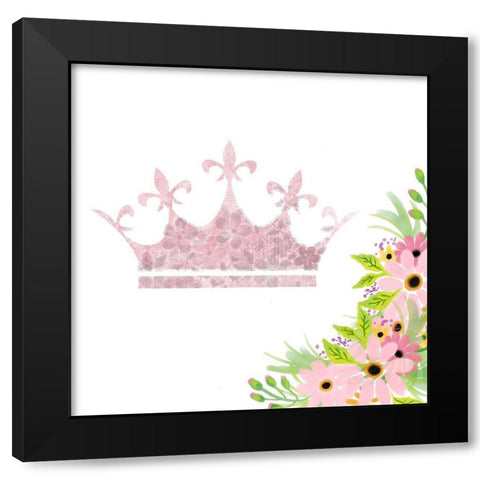 Princess and Warrior 3 Black Modern Wood Framed Art Print with Double Matting by Allen, Kimberly
