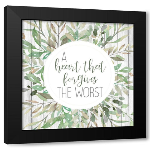 Always Pray 2 Black Modern Wood Framed Art Print with Double Matting by Allen, Kimberly