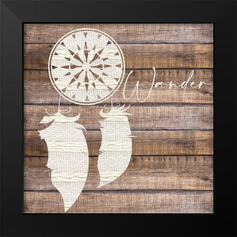 Wild and Free 2 Black Modern Wood Framed Art Print by Allen, Kimberly