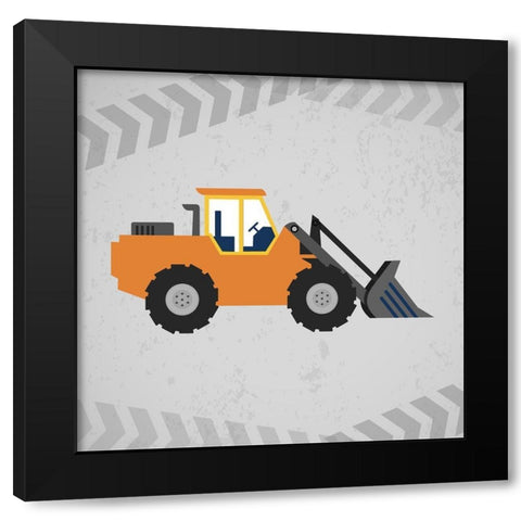Build Great Things 1 Black Modern Wood Framed Art Print by Allen, Kimberly