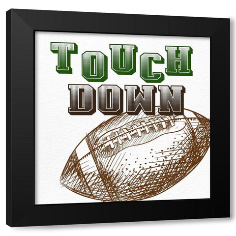 Touch Down Black Modern Wood Framed Art Print by Allen, Kimberly