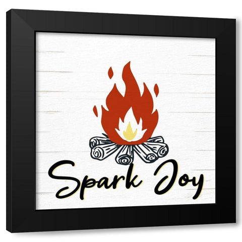Have Fun 3 Black Modern Wood Framed Art Print with Double Matting by Allen, Kimberly