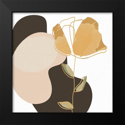 Pressed 2 Black Modern Wood Framed Art Print by Allen, Kimberly