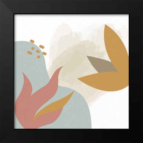 Soft Organics 1 Black Modern Wood Framed Art Print by Allen, Kimberly