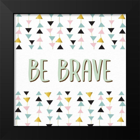 Be Silly 2 Black Modern Wood Framed Art Print by Allen, Kimberly