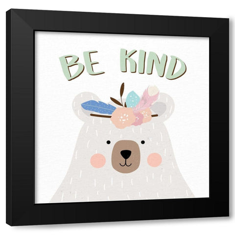 Be Silly 3 Black Modern Wood Framed Art Print by Allen, Kimberly