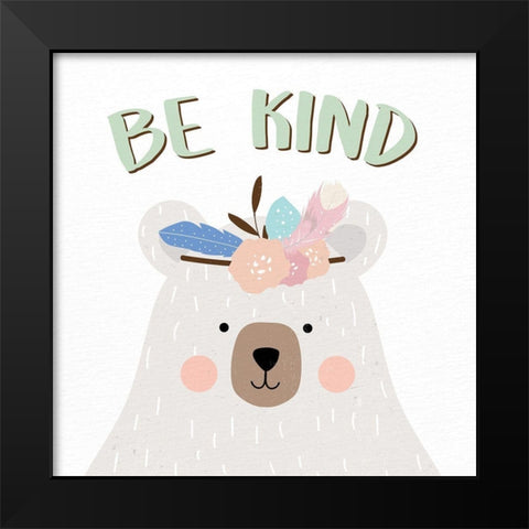 Be Silly 3 Black Modern Wood Framed Art Print by Allen, Kimberly