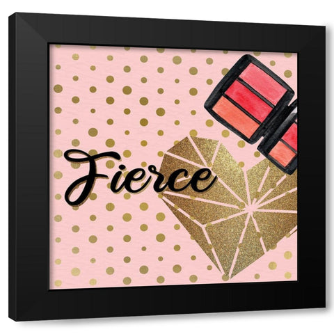 Diva 2 V3 Black Modern Wood Framed Art Print by Allen, Kimberly