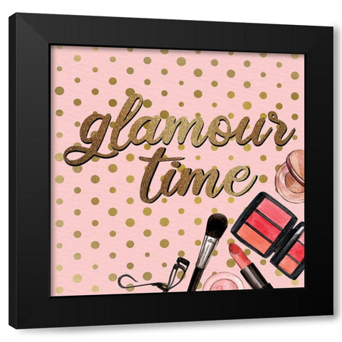 Diva 5 V3 Black Modern Wood Framed Art Print with Double Matting by Allen, Kimberly