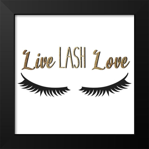 Lash 4 Black Modern Wood Framed Art Print by Allen, Kimberly