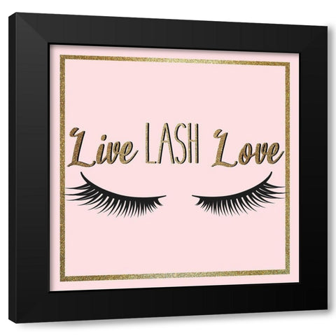 Lash 4 V3 Black Modern Wood Framed Art Print by Allen, Kimberly