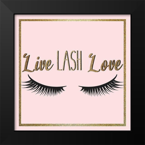 Lash 4 V3 Black Modern Wood Framed Art Print by Allen, Kimberly