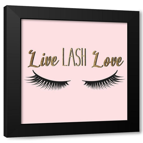 Lash 4 V2 Black Modern Wood Framed Art Print by Allen, Kimberly
