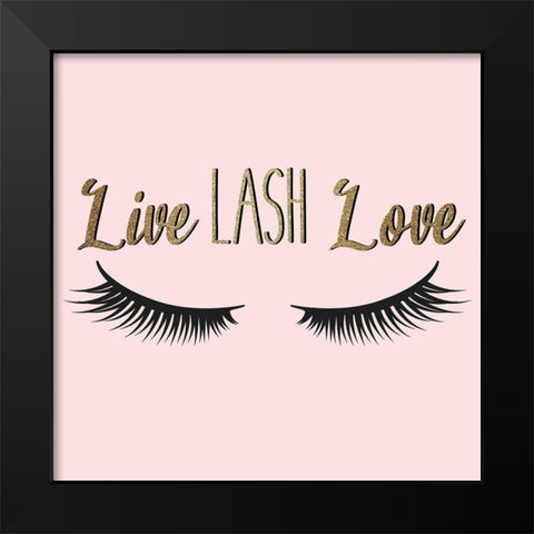 Lash 4 V2 Black Modern Wood Framed Art Print by Allen, Kimberly