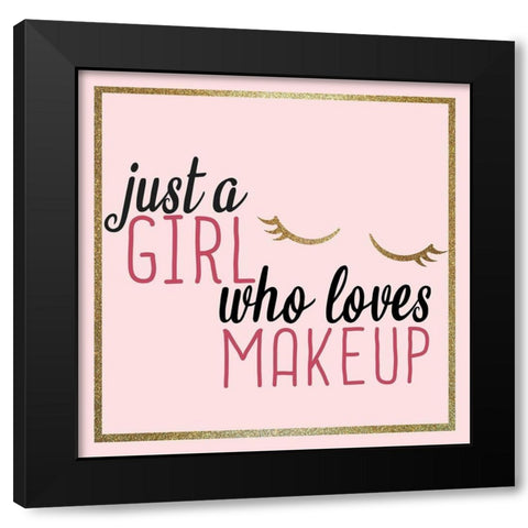 Lash 3 V2 Black Modern Wood Framed Art Print by Allen, Kimberly