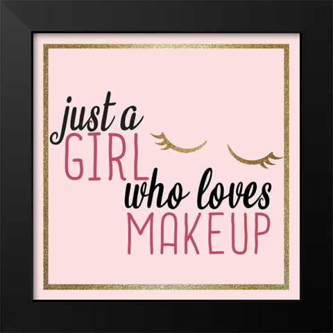 Lash 3 V2 Black Modern Wood Framed Art Print by Allen, Kimberly