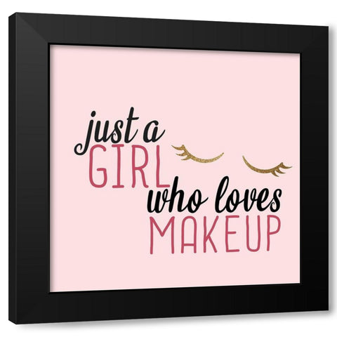 Lash 3 Black Modern Wood Framed Art Print by Allen, Kimberly