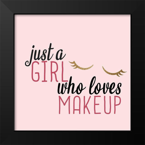 Lash 3 Black Modern Wood Framed Art Print by Allen, Kimberly