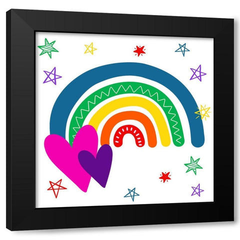 Bright Future 3 V2 Black Modern Wood Framed Art Print by Allen, Kimberly