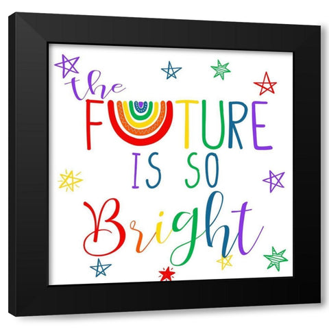Bright Future 5 Black Modern Wood Framed Art Print by Allen, Kimberly