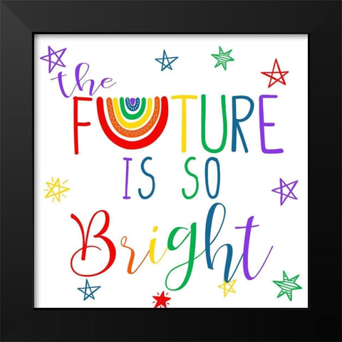Bright Future 5 Black Modern Wood Framed Art Print by Allen, Kimberly