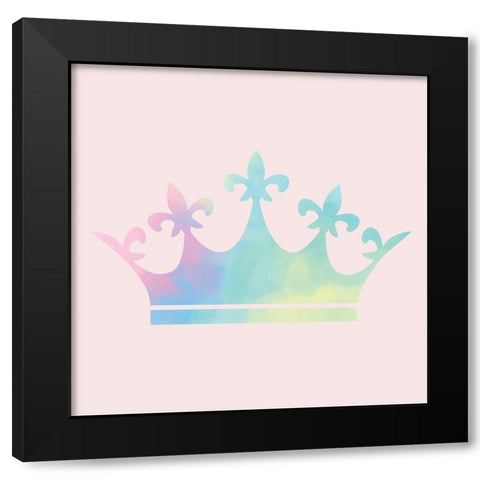 Crown Black Modern Wood Framed Art Print by Allen, Kimberly