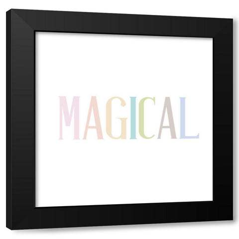 Magical Black Modern Wood Framed Art Print by Allen, Kimberly