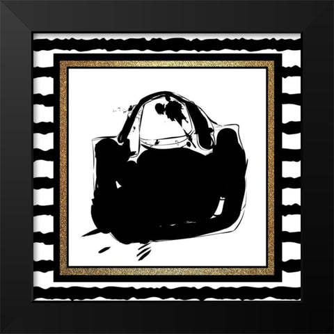 Love Fashion 1 Black Modern Wood Framed Art Print by Allen, Kimberly