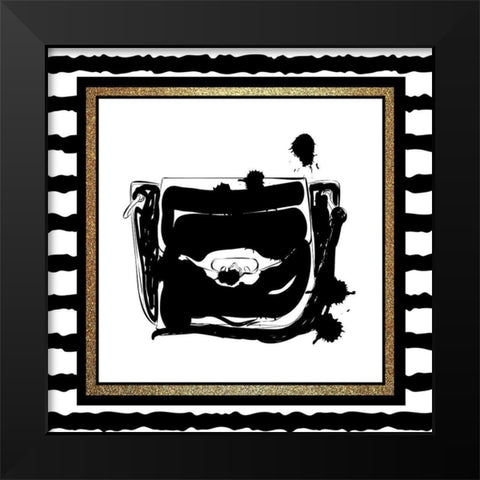 Love Fashion 3 Black Modern Wood Framed Art Print by Allen, Kimberly