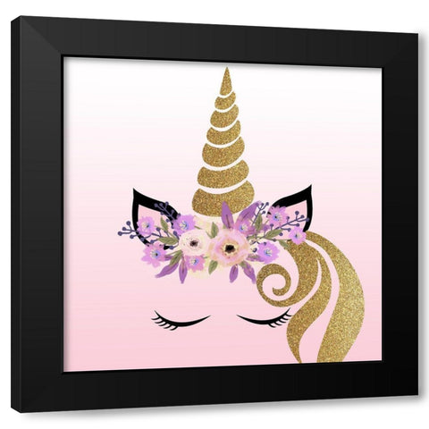 Magic Sparkle 3 Black Modern Wood Framed Art Print by Allen, Kimberly