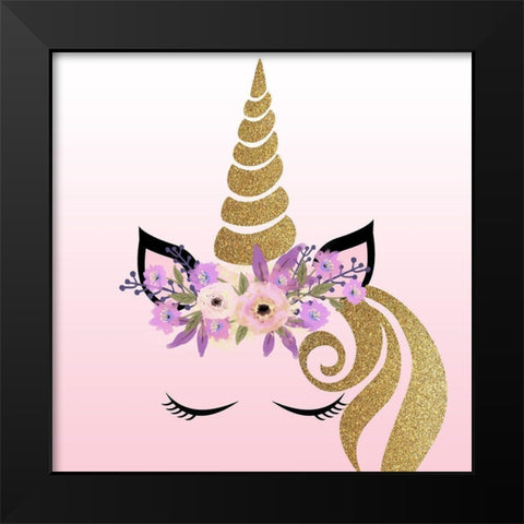 Magic Sparkle 3 Black Modern Wood Framed Art Print by Allen, Kimberly