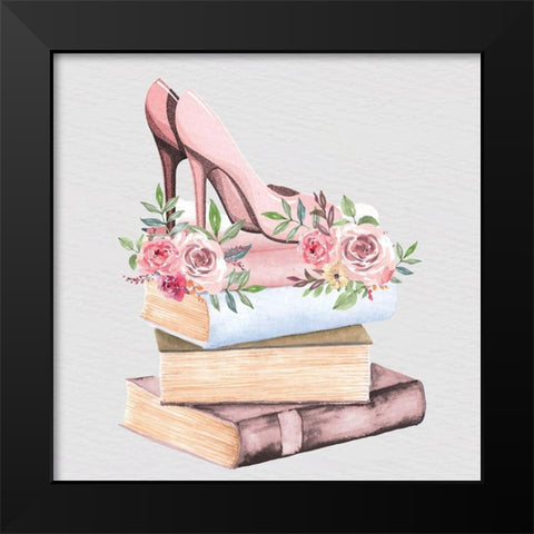 Pink Scent 2 V2 Black Modern Wood Framed Art Print by Allen, Kimberly