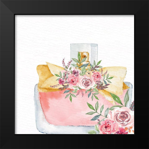 Pink Scent 5 Black Modern Wood Framed Art Print by Allen, Kimberly