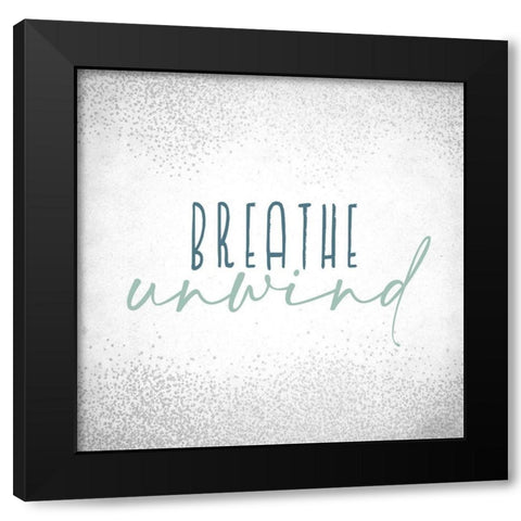 A Place 5 V2 Black Modern Wood Framed Art Print with Double Matting by Allen, Kimberly