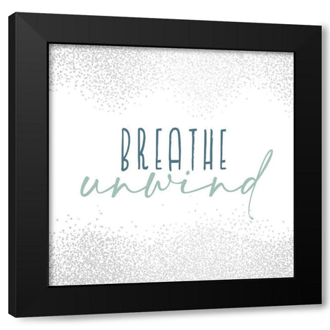 A Place 5 Black Modern Wood Framed Art Print with Double Matting by Allen, Kimberly