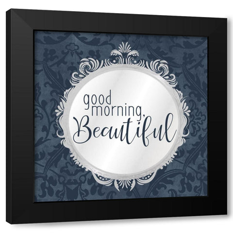 Mirror 2 Black Modern Wood Framed Art Print by Allen, Kimberly