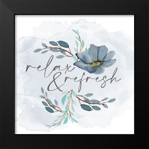 Wash Your 3 Black Modern Wood Framed Art Print by Allen, Kimberly