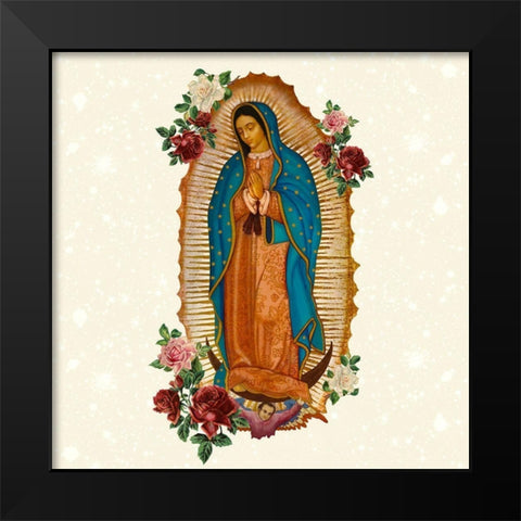 Pray 7 V2 Black Modern Wood Framed Art Print by Allen, Kimberly