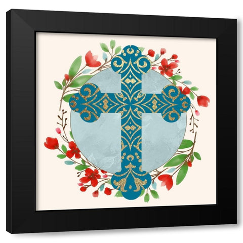 In Love 2 Black Modern Wood Framed Art Print by Allen, Kimberly