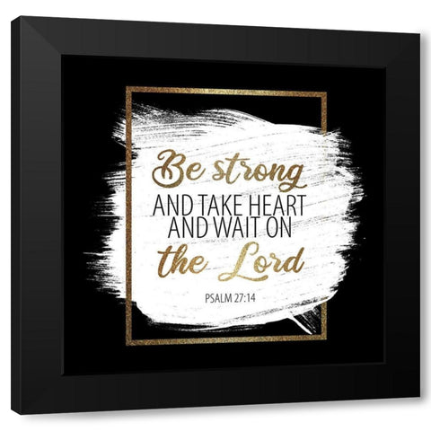 With You 2 Black Modern Wood Framed Art Print with Double Matting by Allen, Kimberly