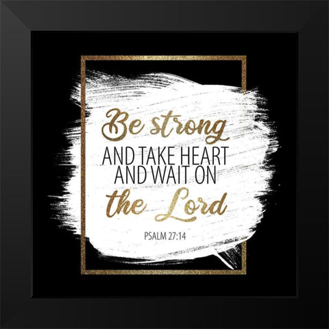 With You 2 Black Modern Wood Framed Art Print by Allen, Kimberly