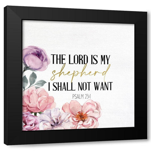 Is My Shepherd 2 Black Modern Wood Framed Art Print by Allen, Kimberly