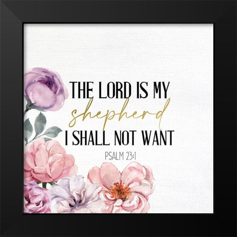 Is My Shepherd 2 Black Modern Wood Framed Art Print by Allen, Kimberly