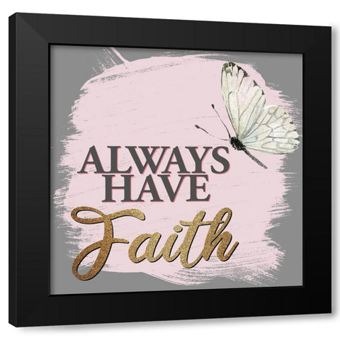 Wings 2 Black Modern Wood Framed Art Print by Allen, Kimberly