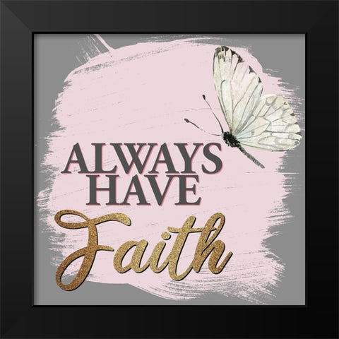 Wings 2 Black Modern Wood Framed Art Print by Allen, Kimberly