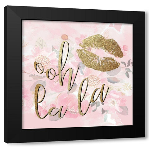 Paris Blooms 3 Black Modern Wood Framed Art Print by Allen, Kimberly