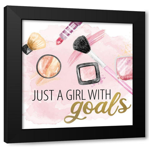 She Believed 3 V2 Black Modern Wood Framed Art Print by Allen, Kimberly